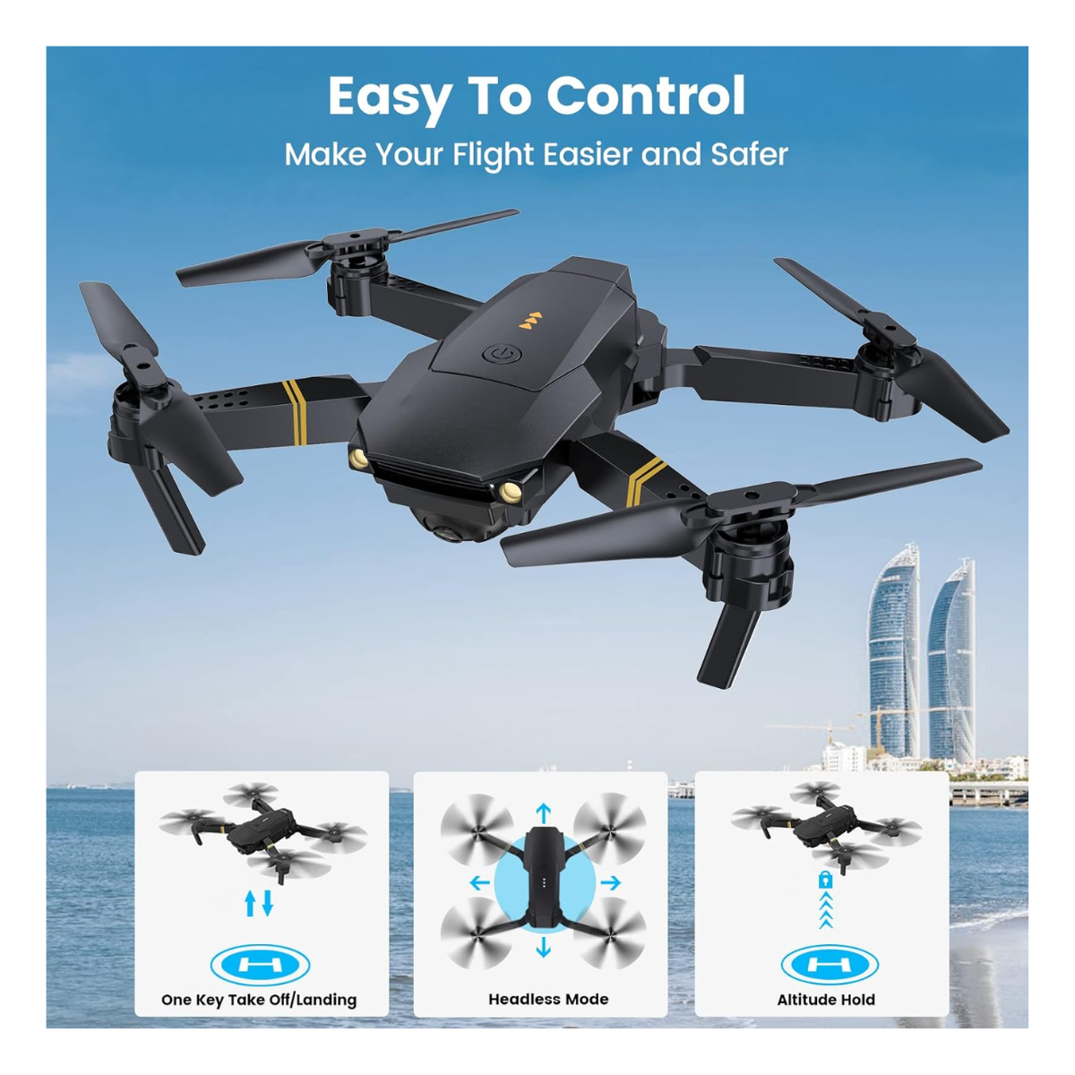 Dron E88 Pro Max Plegable