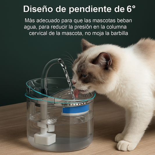 Fuente Para Mascotas Purificador Agua