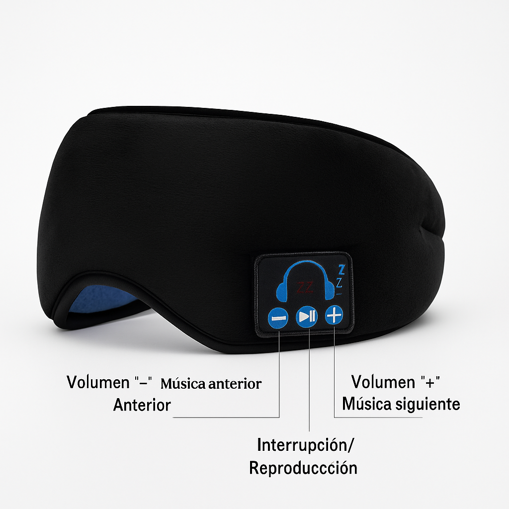 Mascara Para Dormir Audífono Bluetooth