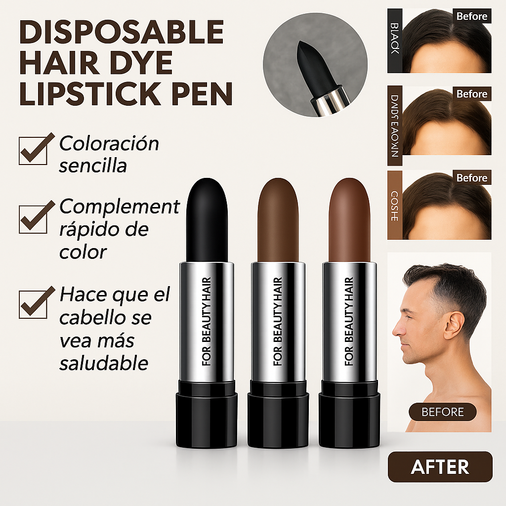 Lápiz Tinte Desechable Para El Cabello