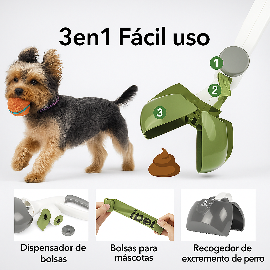 Mascotas Recogedor Excremento