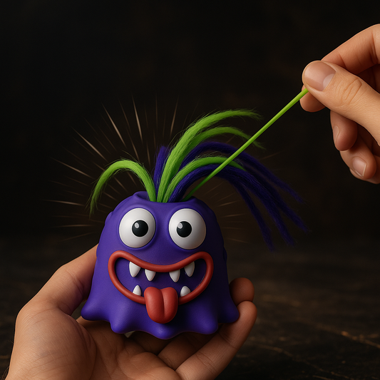 Scared Monster Anti \Estres Mechas Locas