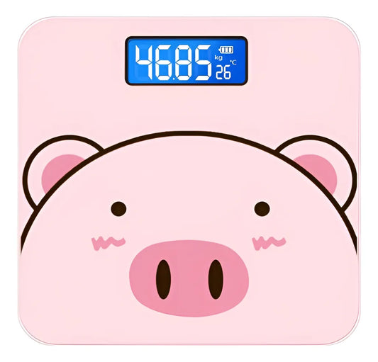 Bascula Digital Peso Animado Cerdito