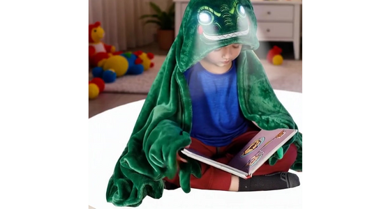 Manta Capa Infantil Con Luz En Los Ojos