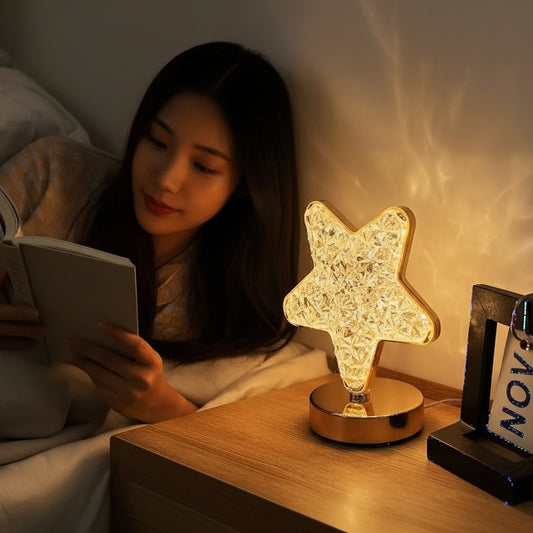 Lampara Decorativa Led Estrella  y  Luna