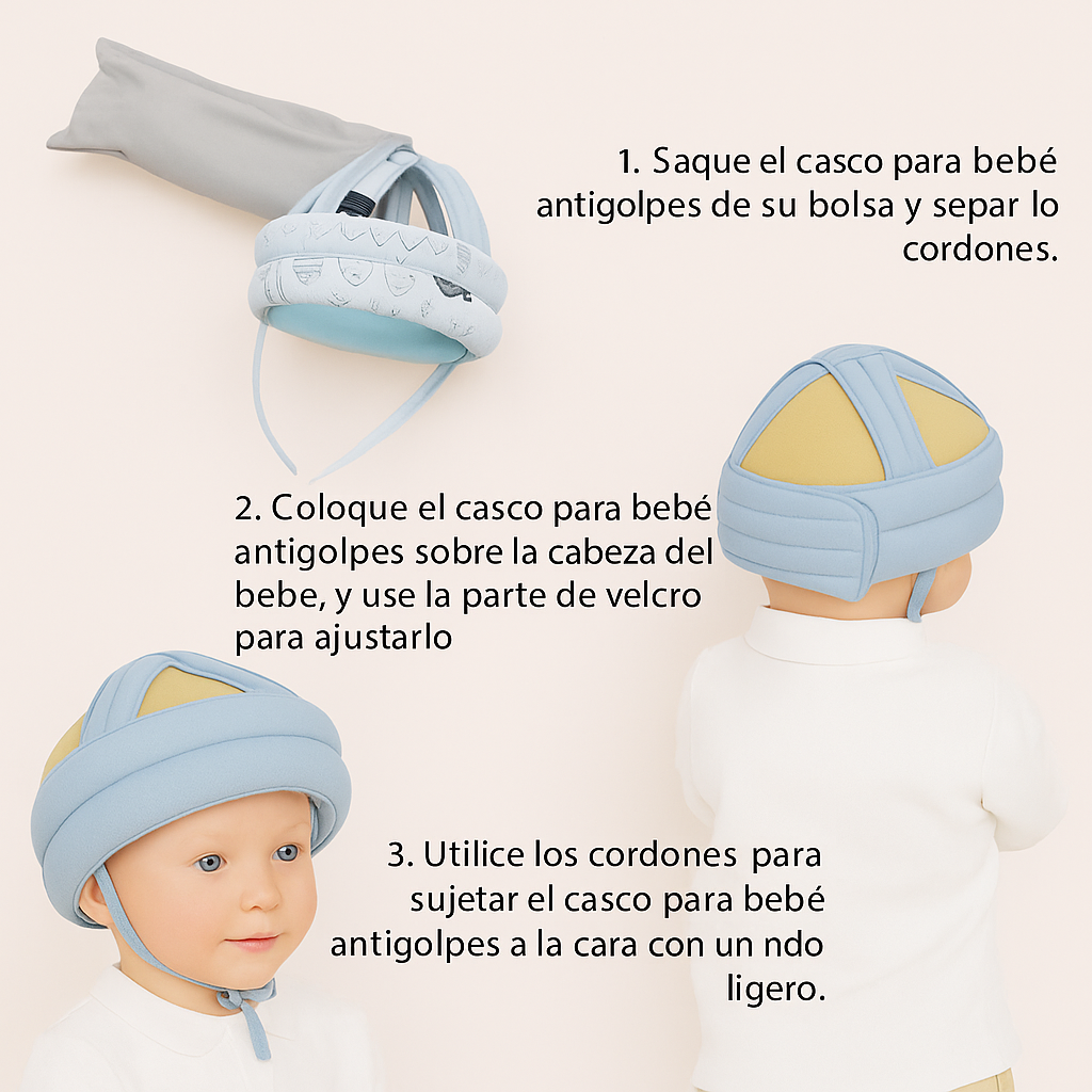 Casco Protector De Cabeza Bebe
