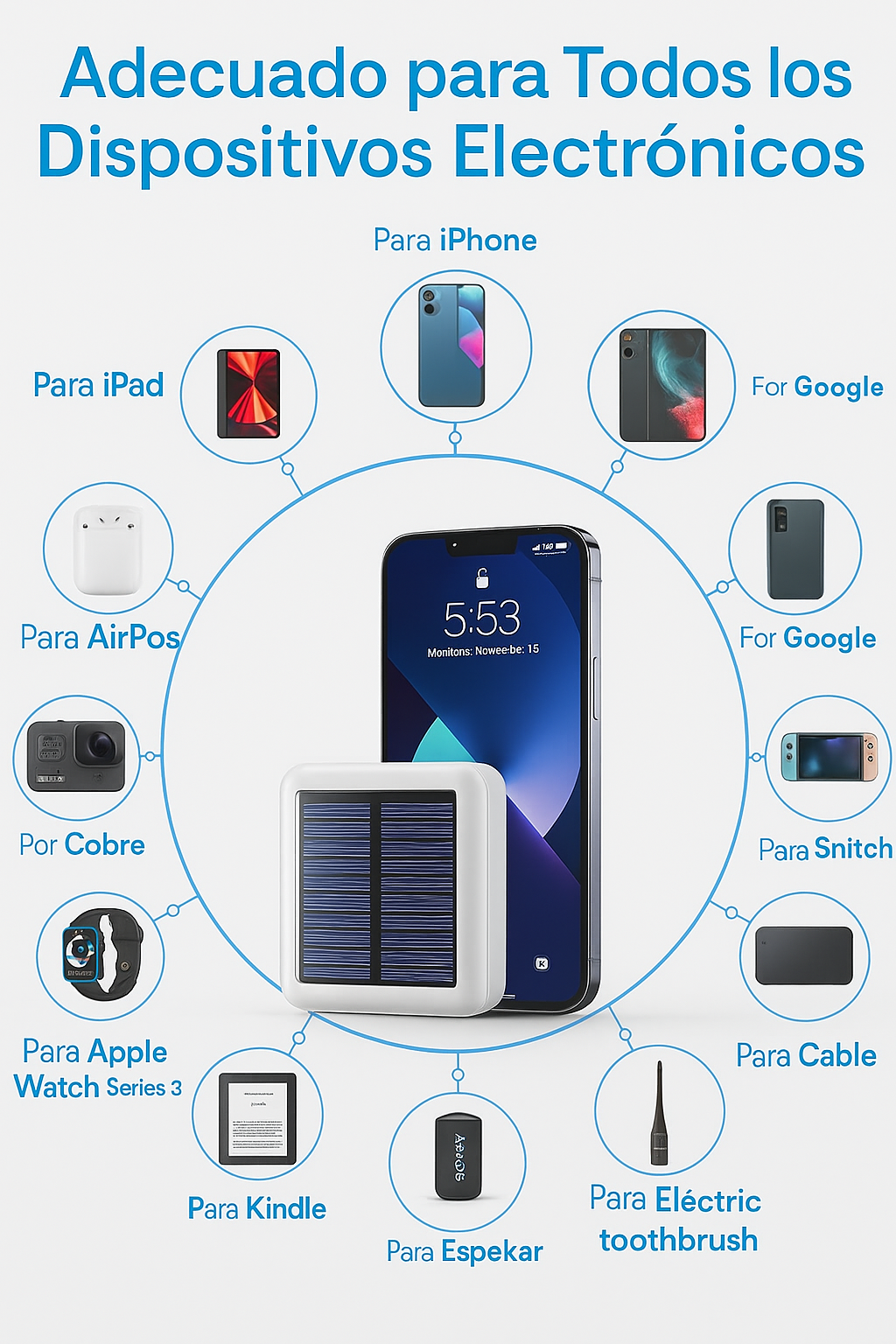 Power Bank Solar Drops
